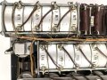 Lauschempfänger 40 , LE40 der Wehrmacht. Gerät Nummer 2818, datiert 1942. Originallack, Funktion nicht geprüft. verwendet um Fernsprechverbindungen abzuhören