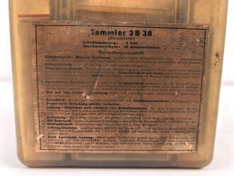 Sammler 2B38 der Wehrmacht . Datiert 1944, Vollständig leer, dennoch KEIN VERSAND NACH ÜBERSEE