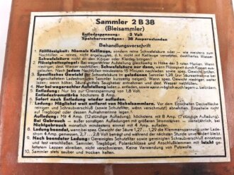 Sammler 2B38 der Wehrmacht . Datiert 1944, Griff leicht verbogen, Vollständig leer, dennoch KEIN VERSAND NACH ÜBERSEE