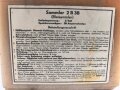 Sammler 2B38 der Wehrmacht . Datiert 1943, Vollständig leer, dennoch KEIN VERSAND NACH ÜBERSEE