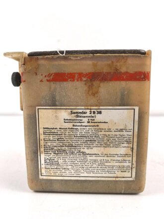 Sammler 2B38 der Wehrmacht . Datiert 1943, Vollständig leer, dennoch KEIN VERSAND NACH ÜBERSEE
