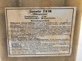 Sammler 2B38 der Wehrmacht . Datiert 1943, Vollständig leer, dennoch KEIN VERSAND NACH ÜBERSEE