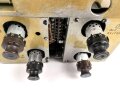 Funk Horch Empfänger a, Fu.H.a. Gerät Nummer 337, datiert 1942. Originallack, Funktion nicht geprüft.