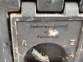 Funk Horch Empfänger a, Fu.H.a. Gerät Nummer 337, datiert 1942. Originallack, Funktion nicht geprüft.