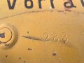 Transportkasten "Fu 2b ( Vorrat)" Originallack, ungereinigtes Stück, gehört ins KFZ72.