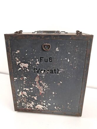 Transportkasten "Fu 6 ( Vorrat)" Originallack,...