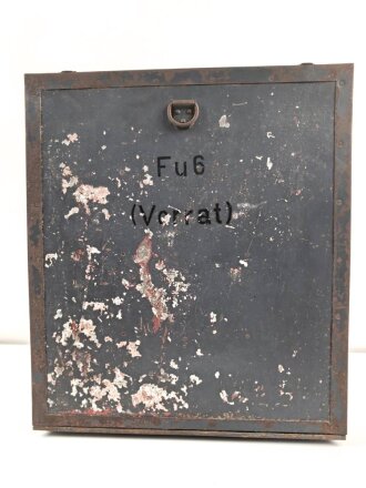 Transportkasten "Fu 6 ( Vorrat)" Originallack,...
