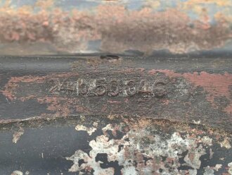 Transportkasten "Fu 6 ( Vorrat)" Originallack, ungereinigtes Stück mit zugehörigem Gehäusedeckel, gehört ins KFZ61.