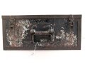 Transportkasten "Fu 6 ( Vorrat)" Originallack, ungereinigtes Stück mit zugehörigem Gehäusedeckel, gehört ins KFZ61.