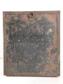 Transportkasten "Fu 5 ( Vorrat)" Originallack, ungereinigtes Stück mit zugehörigem Gehäusedeckel, gehört ins KFZ61.