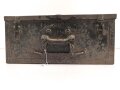 Transportkasten "Fu 5 ( Vorrat)" Originallack, ungereinigtes Stück mit zugehörigem Gehäusedeckel, gehört ins KFZ61.