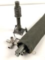 Antenne zum Tornisterfunkgerät b1 der Wehrmacht. Vollständig, in der seltenen Transporttasche. Originallack