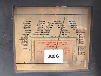 Wehrmacht Rundfunkempfänger AEG Batteriesuper 452...