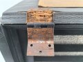 Wehrmacht Rundfunkempfänger AEG Batteriesuper 452 Bw. Originallack, optisch sehr gut, der Deckel lose beiliegend, Rückwandschrauben ohne Funktion.Technische Funktion nicht geprüft
