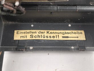 Luftwaffe Morsezeichengeber MZG2, Ln 25536. Originallack, guter Gesamtzustand, Funktion nicht geprüft