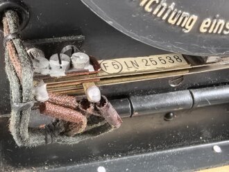 Luftwaffe Morsezeichengeber MZG2, Ln 25536. Originallack, guter Gesamtzustand, Funktion nicht geprüft