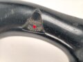 Handapparat Hap2, Hörer für Funkgeräte in vorderster Linie, kann benutzt werden ohne den Stahlhelm abzusetzen. Ungereinigtes Stück in gutem Zustand, Funktion nicht geprüft
