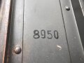 Zubehörtornister für Funk Horch Empfänger a ( Fu.H.E.b) Originallack, der Gehäusedeckel alt überlackiert