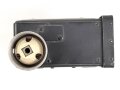 Kleinfunksprecher d " Dorette" . Gerät Nummer 1531 von 1944. Tiefdunkelblauer Originallack, wenig oder nicht benutztes Gerät. Variante ohne die Halterung für den Batteriekasten, so von einem Urgestein des Funksammelns als