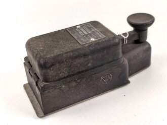 Luftwaffe, Morsetaste T17a, Ln 26999. Gehört zum FuG17. Ungereinigt, Funktion nicht geprüft