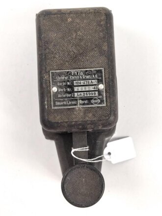 Luftwaffe, Morsetaste T17a, Ln 26999. Gehört zum...