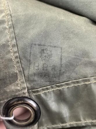 Österreich Bundesheer, Poncho in gutem Zustand, weich, datiert 1964