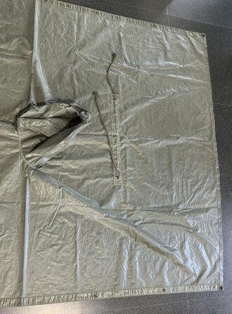 Österreich Bundesheer, Poncho in gutem Zustand, weich, datiert 1964