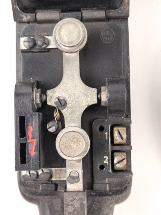 Luftwaffe, Morsetaste T17a, Ln 26999. Gehört zum FuG17. Ungereinigt, Funktion nicht geprüft
