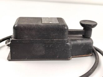 Luftwaffe, Morsetaste T17a, Ln 26999. Gehört zum FuG17. Ungereinigt, Funktion nicht geprüft