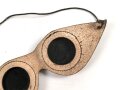 Luftschutz Gasbrille für Kinder, getönte Ausführung, Leder weich