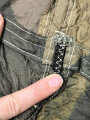 Fallschirmkappe Luftwaffe getarnt, 20 Felder, etliche kleinere Beschädigungen, Durchmesser etwa 700-750cm