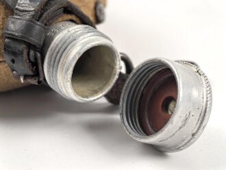 Reichswehr Feldflasche, Hersteller HRE33, gebraucht, guter Gesamtzustand