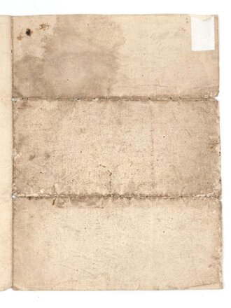 Preussen 1820, Entlassungsurkunde eines Angehörigen im Landwehr Regiment 2. Guter Zustand, Maße etwa 24 x 36cm