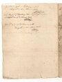 Preussen 1820, Entlassungsurkunde eines Angehörigen im Landwehr Regiment 2. Guter Zustand, Maße etwa 24 x 36cm