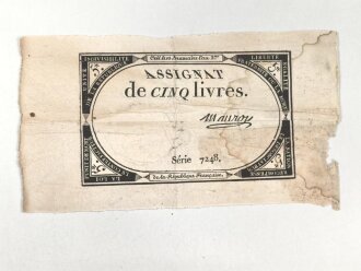 Französische Revolution, "Assignat"...