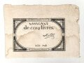 Französische Revolution, "Assignat" Geldschein über 5 Livres, um 1790