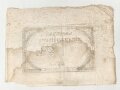 Französische Revolution, "Assignat" Geldschein über 5 Livres, um 1790