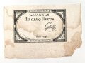 Französische Revolution, "Assignat" Geldschein über 5 Livres, um 1790