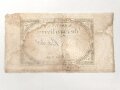 Französische Revolution, "Assignat" Geldschein über 5 Livres, um 1790