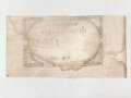 Französische Revolution, "Assignat" Geldschein über 5 Livres, um 1790