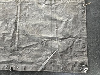 Zeltbahn Reichswehr im Stil des 1. Weltkrieg. Stark getragenes Stück, ungewöhnliche Färbung