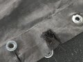 Zeltbahn Reichswehr im Stil des 1. Weltkrieg. Stark getragenes Stück, ungewöhnliche Färbung
