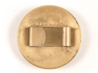 Schloß für die Feldbinde für politische Leiter der NSDAP. Aluminium, Hersteller M4/27