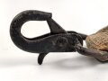 Metallhaken an Webriemen für Tragerahmen der Wehrmacht