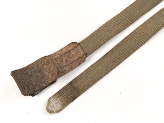 Webriemen für Tragerahmen der Wehrmacht, Länge mit Beschlag 67cm