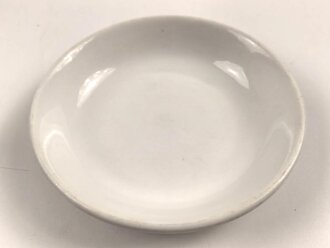 SS -Reich, Kantinenporzellan Dessertschale, Durchmesser etwa 16,5cm, Hersteller Bauscher Weiden 1939. Gebraucht