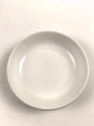 SS -Reich, Kantinenporzellan Dessertschale, Durchmesser etwa 16,5cm, Hersteller Bauscher Weiden 1939. Gebraucht