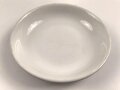 Heer, Kantinenporzellan Dessertschale, Durchmesser etwa 16,5cm, Hersteller Schönwald 1938. Gebraucht