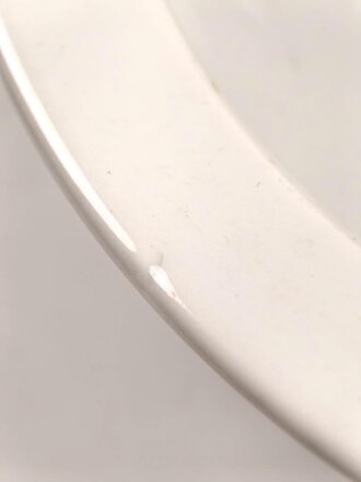 Deutsche Arbeitsfront, Kantinenporzellan Schale, Durchmesser etwa 22cm, Hersteller KPM. Gebraucht