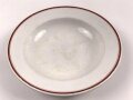 Deutsche Arbeitsfront, Kantinenporzellan Suppenteller, Durchmesser etwa 23,5cm, Hersteller Rosenthal. Gebraucht